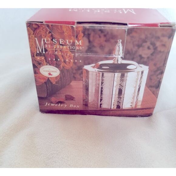 Vintage Godinger Silver-P Museum Re-creation Jewelry Box, Trinket Box, Victorian - Picture 2 of 8